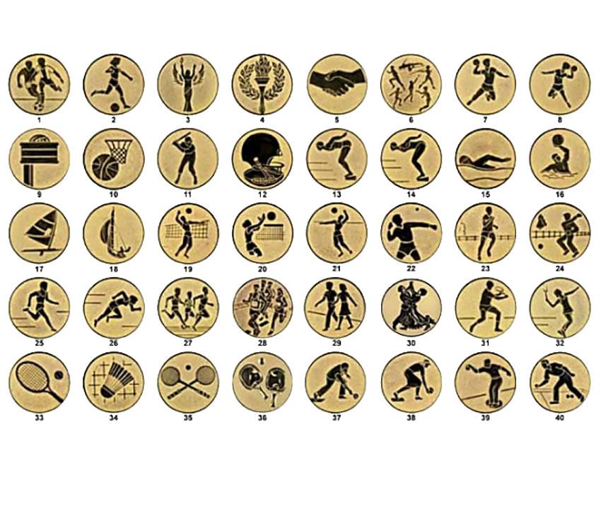 Emblemi za medalje fi 25